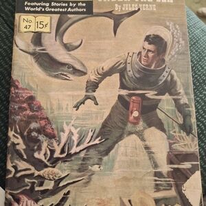 Vintage 40s Classics Illustrated No. 47 20,000 Leagues Under The Sea Jules Verne
